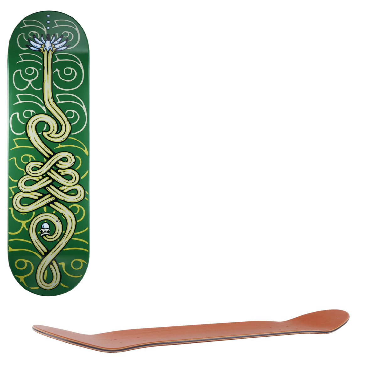 Drawing Boards Symbology Series Skateboard Deck - The Unalome 8.12"