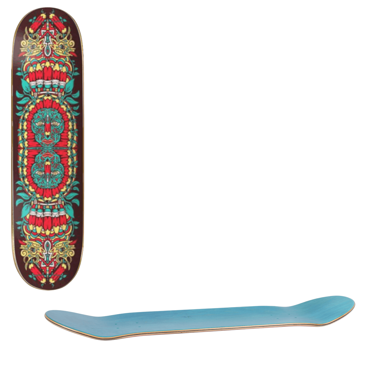 Drawing Boards Aztek Skateboard Deck 7.75''