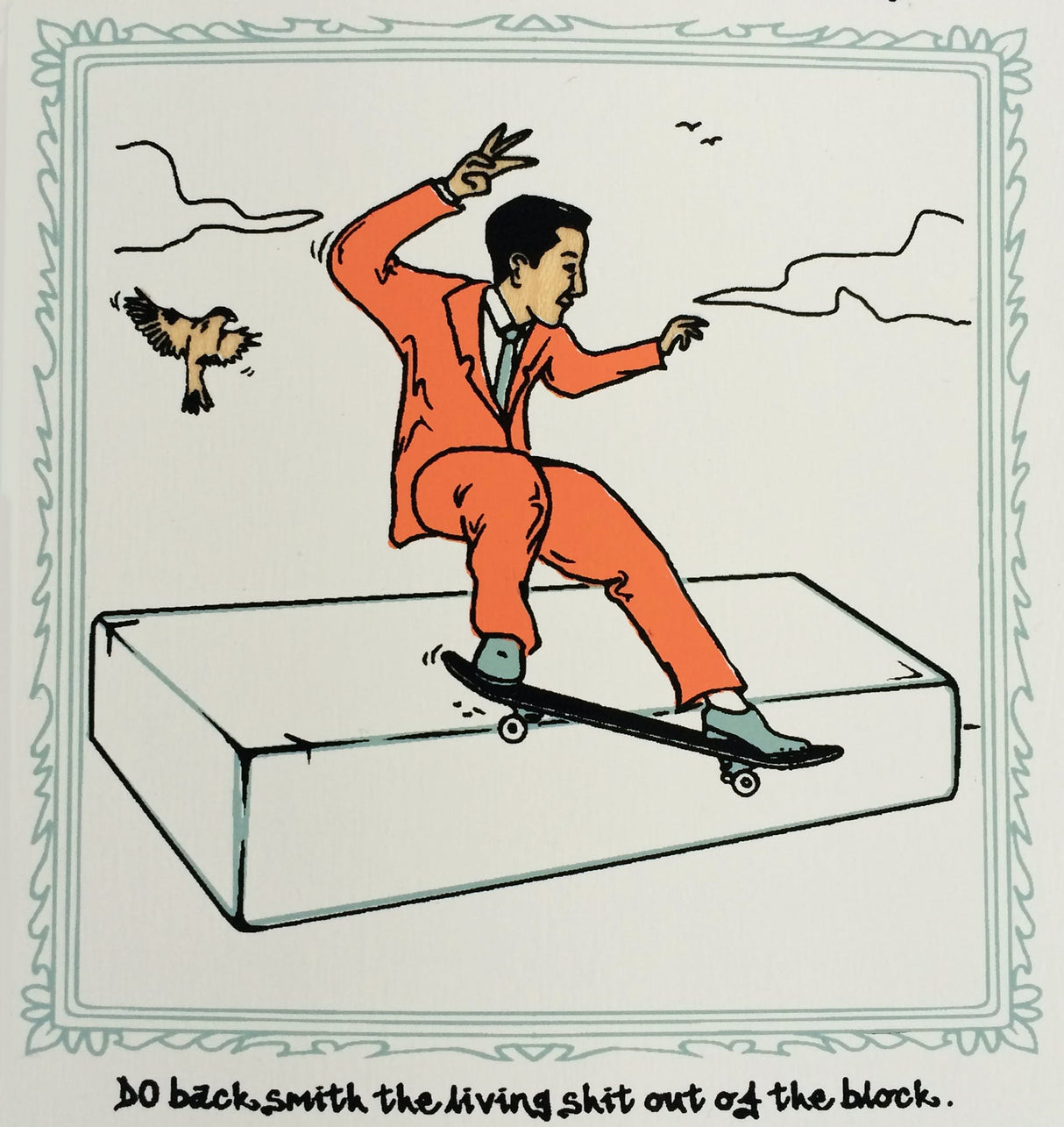 Drawing Boards Gent Skateboard Deck 8.25''