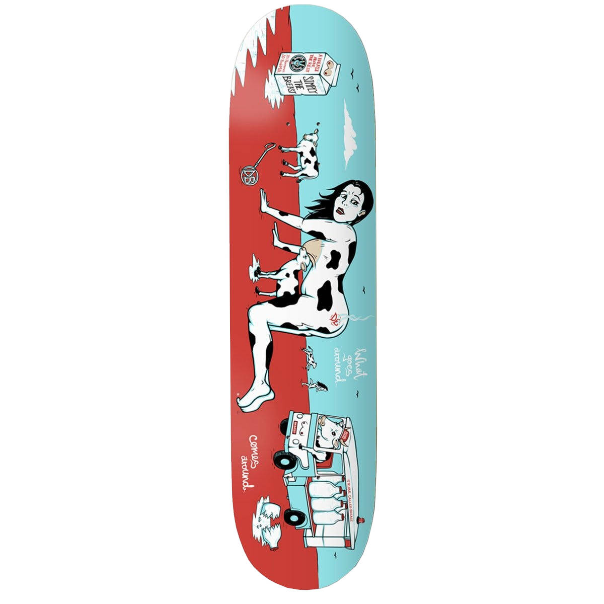 Drawing Boards Milk Skateboard Deck - 8.1''