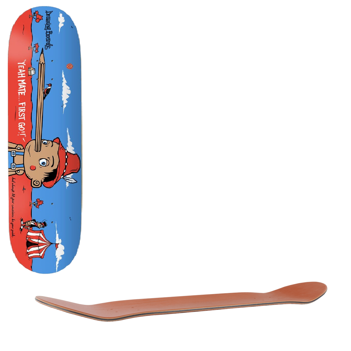 Drawing Boards Pinocchio Skateboard Deck 7.75''