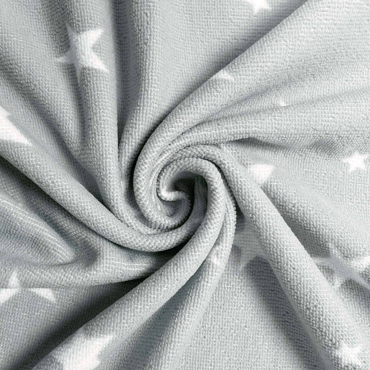 Dreamscene Kids Poncho Towel - Star Grey