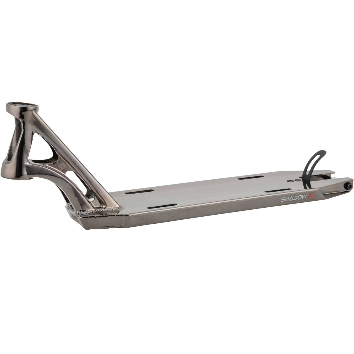 Drone Shadow 3 Feather-Light LTD Scooter Deck - Smoked Chrome 19.2" x 4.9"