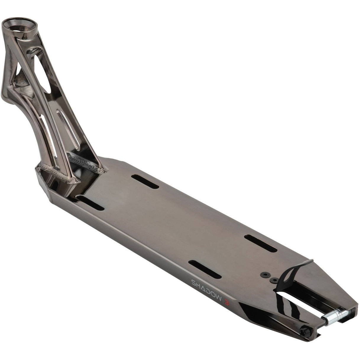 Drone Shadow 3 Feather-Light LTD Scooter Deck - Smoked Chrome 19.2" x 4.9"