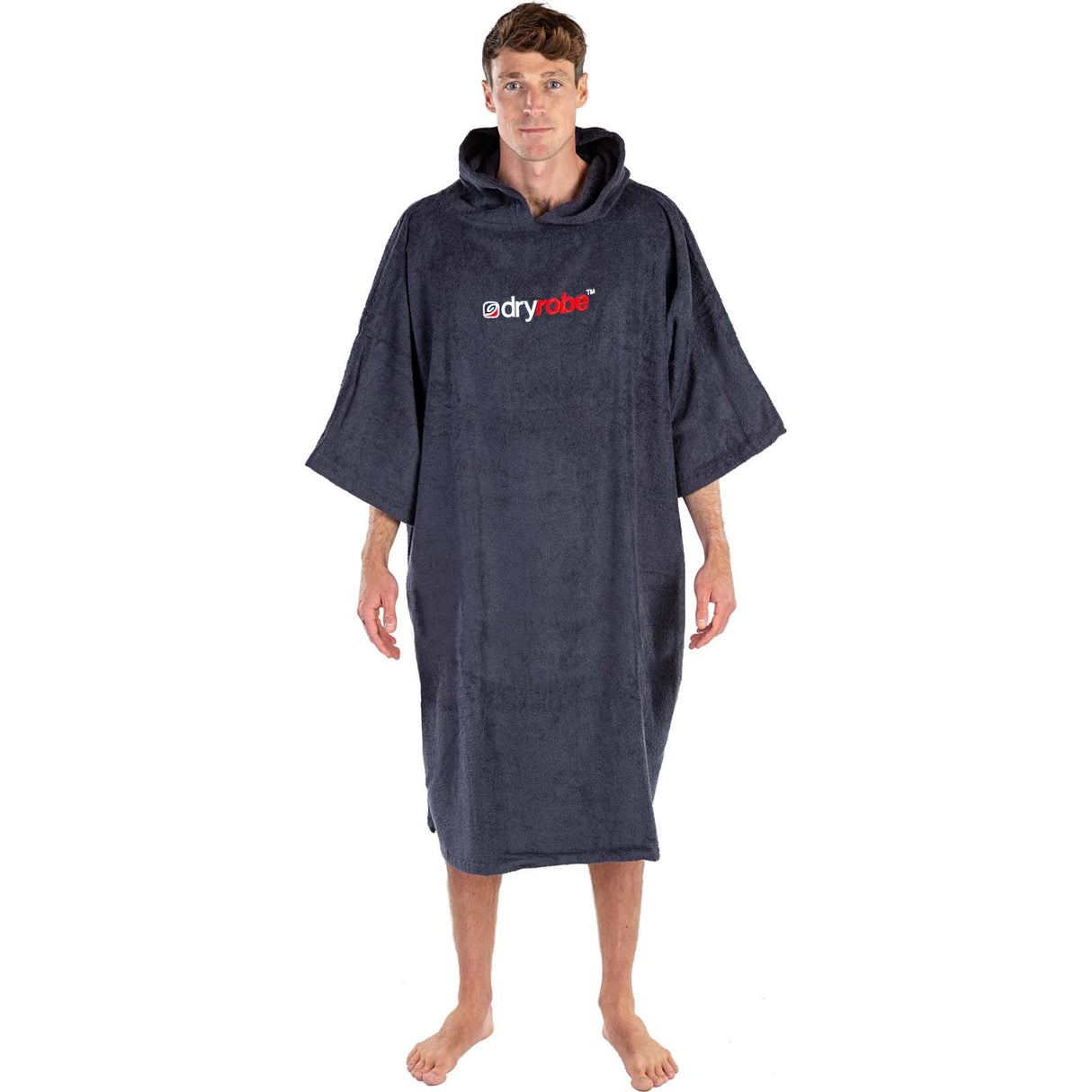 Dryrobe Organic Cotton Towel Changing Robe - Navy
