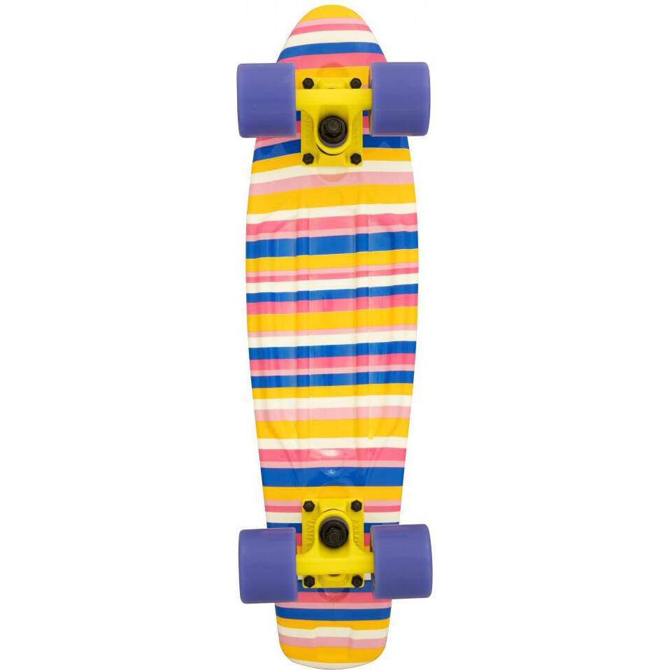 D-Street Polyprop Complete Cruiser - Stripes 23''