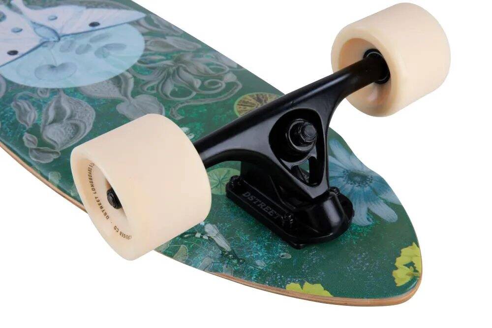 D-Street Woodland Pintail Complete Longboard - Multi 40''