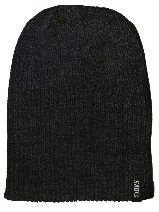 DVS Waffle Slouch Knit Reversible Beanie - Black/Grey