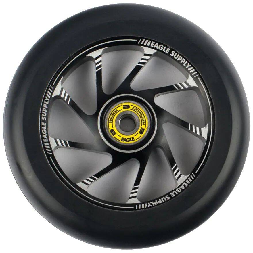 Eagle Sport Team Core Scooter Wheel - Black/Black 120mm