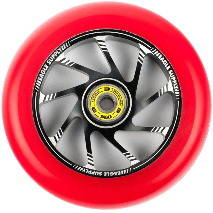 Eagle Sport Team Core Scooter Wheel - Black/Red 120mm