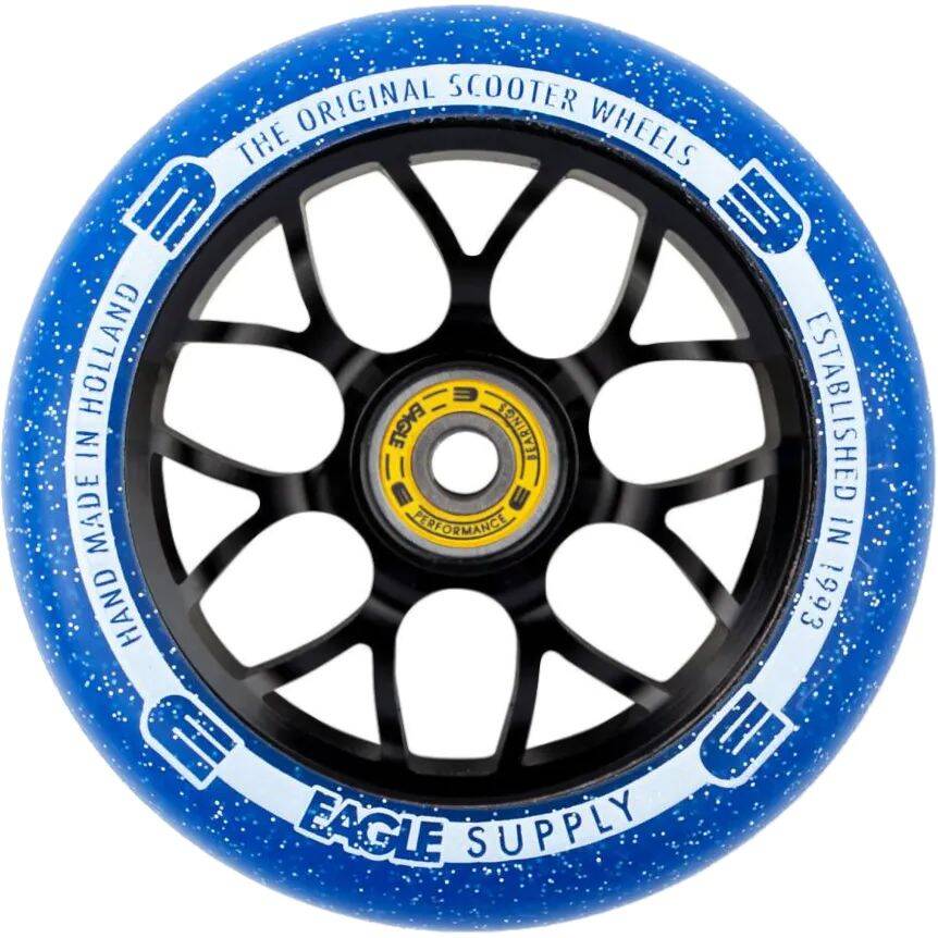Eagle Sport Standard X6 Core Candy Scooter Wheel - Black/Blue 110mm