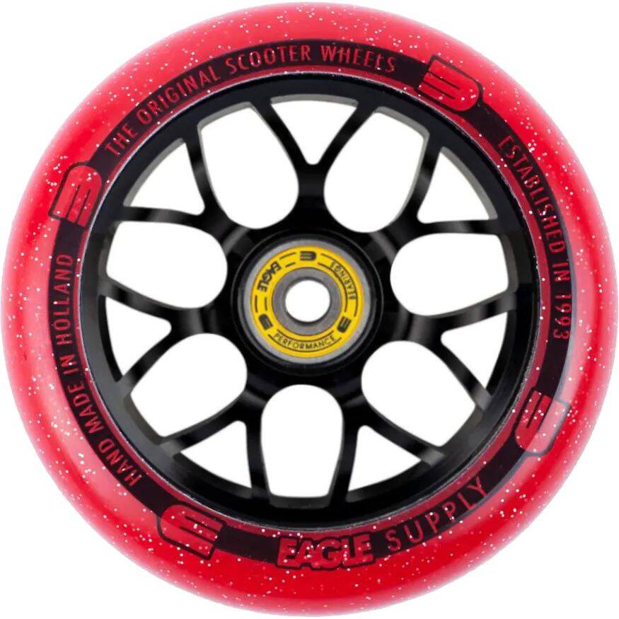 Eagle Sport Standard X6 Core Candy Scooter Wheel - Black/Red 110mm