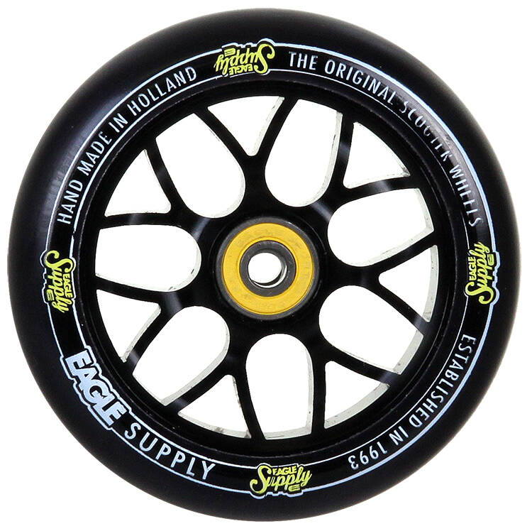 Eagle Sport Standard X6 Core Scooter Wheel - Black/Black 110mm