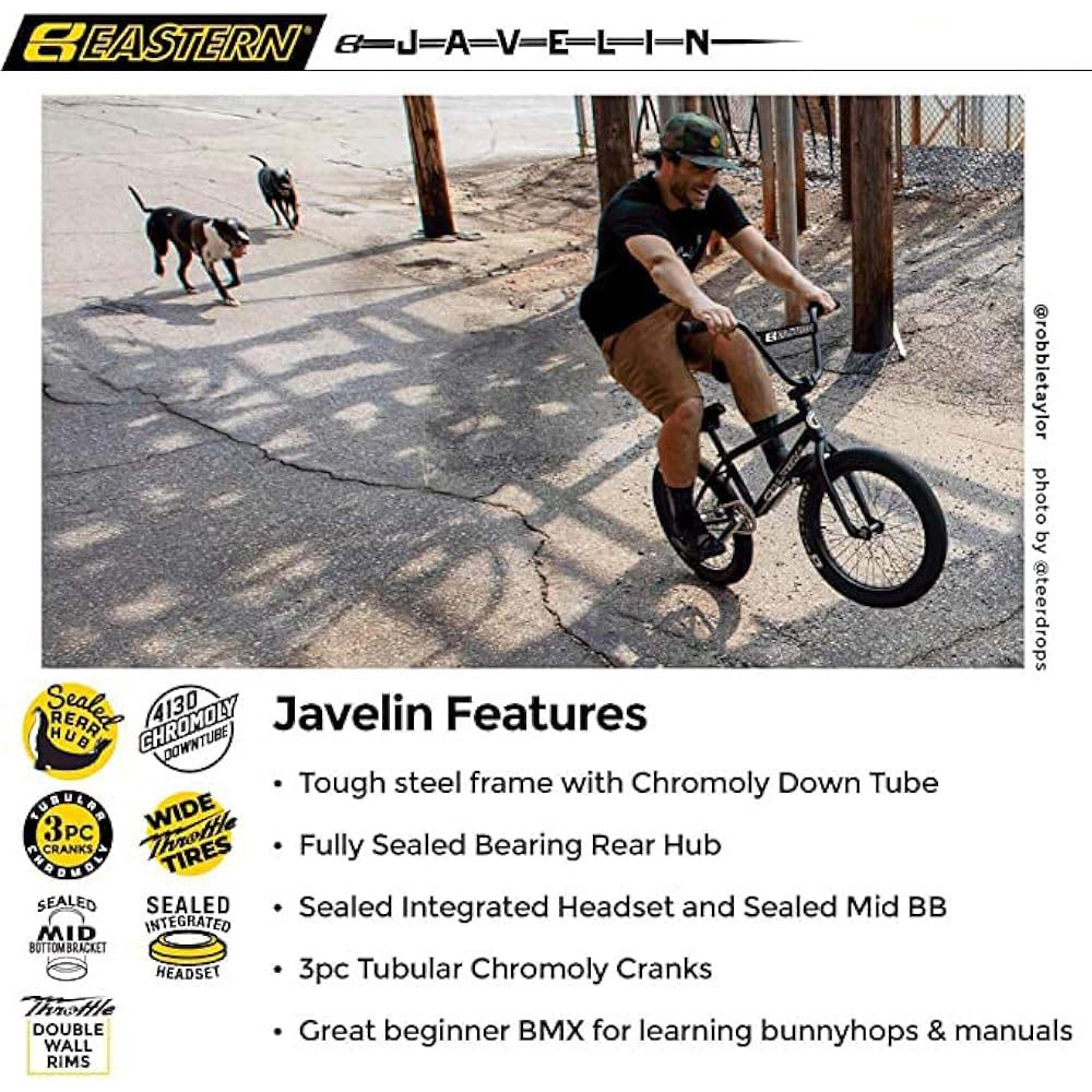 Eastern Javelin 20" Complete BMX - Neon Yellow