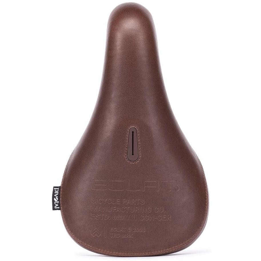 Éclat Bios Pivotal Fat BMX Seat - Brown Leather