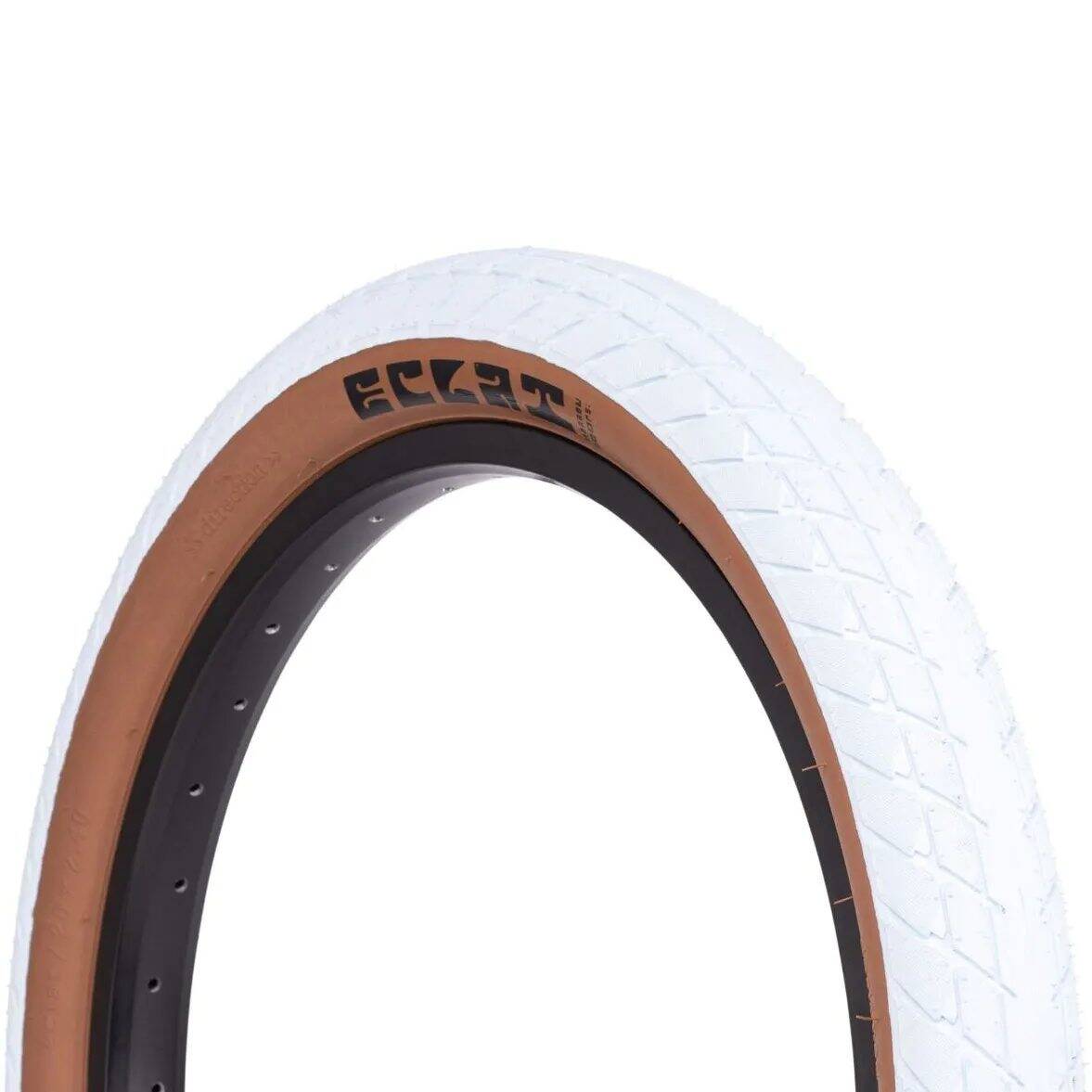 Éclat Morrow 20 x 2.4'' BMX Tyre - White/Gum Sidewall