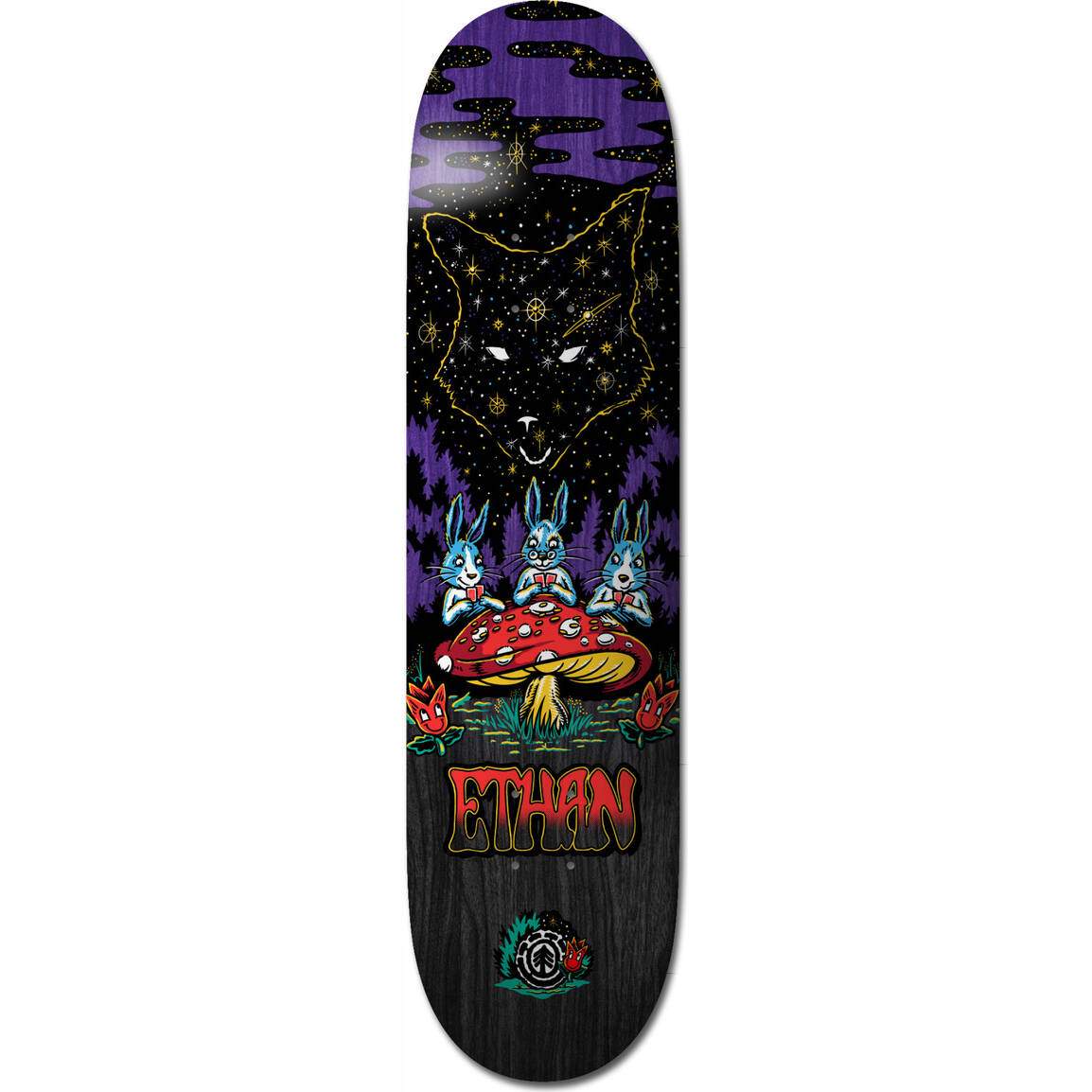 Element Shadow Skateboard Deck - Ethan 8"