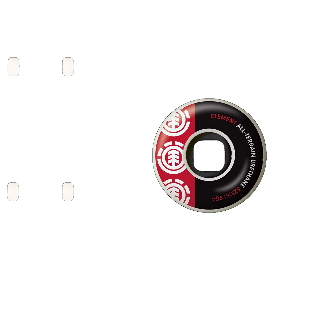 Element Section Skateboard Wheels - 52mm
