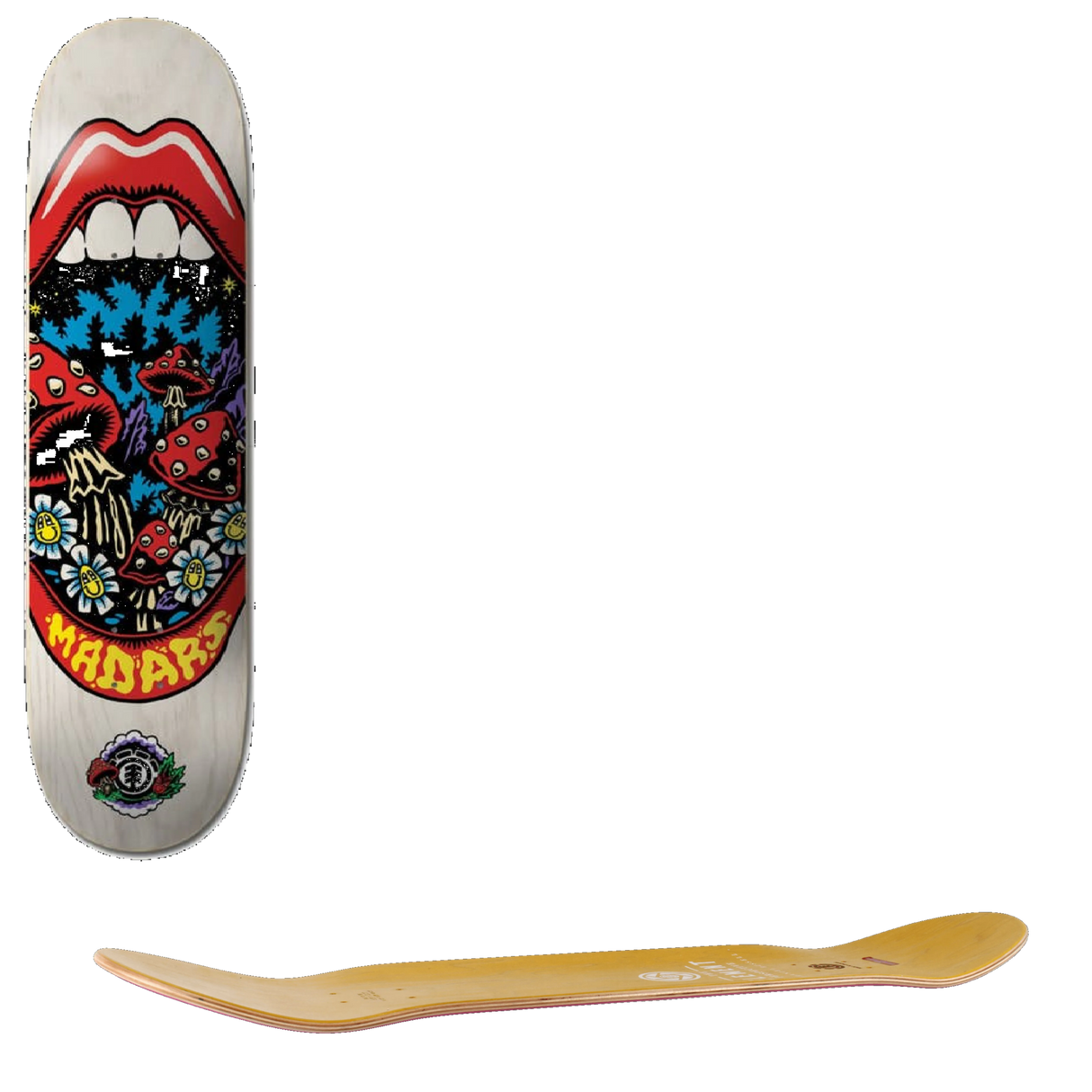 Element Fun Guy Skateboard Deck - Madars 8.38''