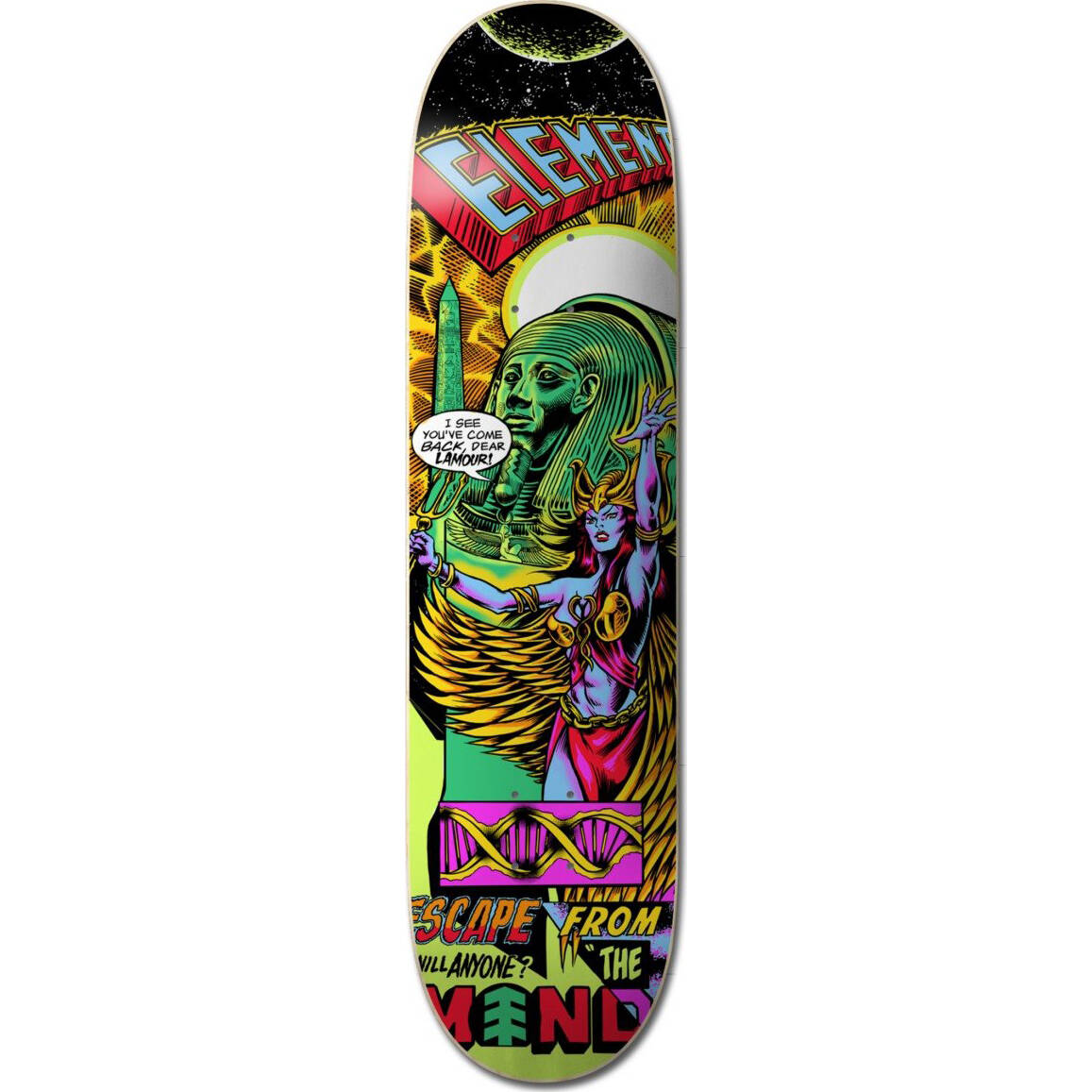 Element Escape From The Mind Skateboard Deck - 8.38''