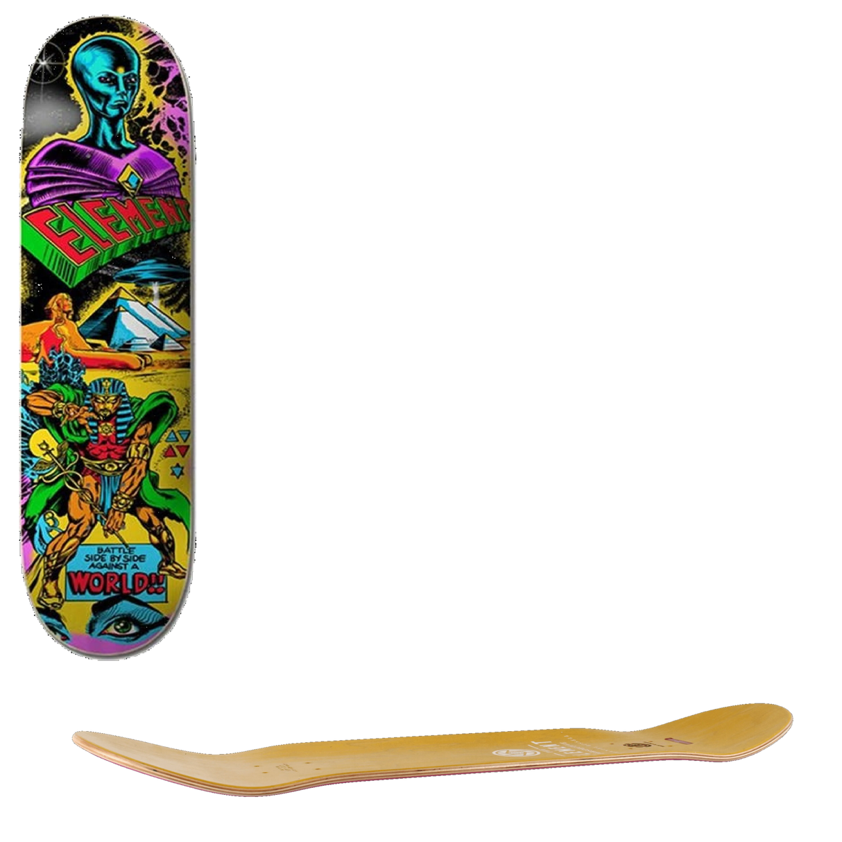 Element Escape From The World Skateboard Deck - 8.25"