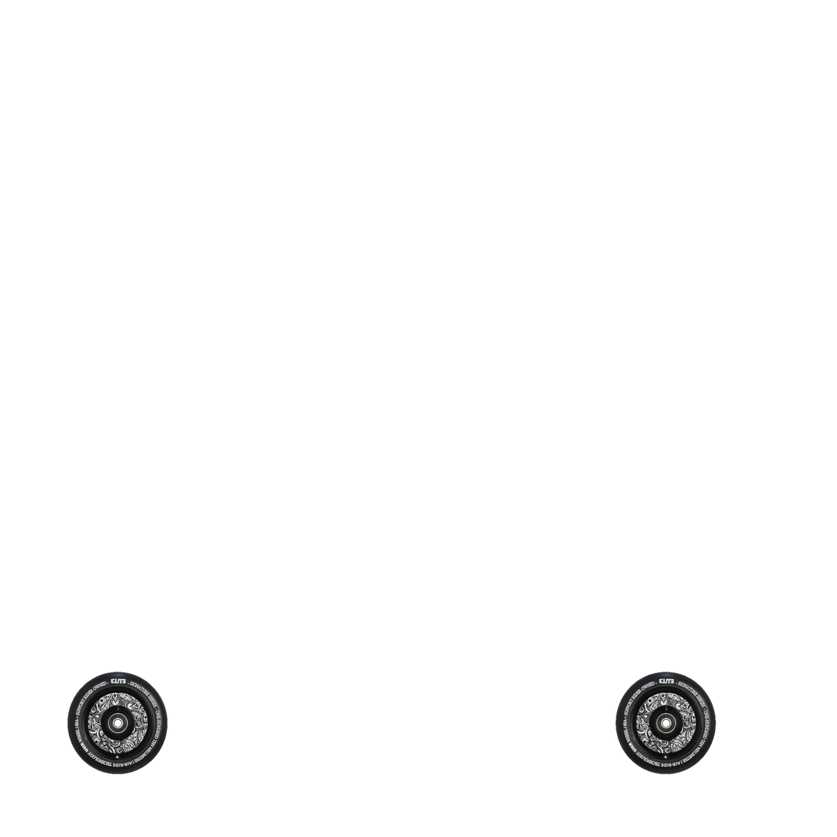 Elite Floral Air-Ride 110mm Scooter Wheel - Black