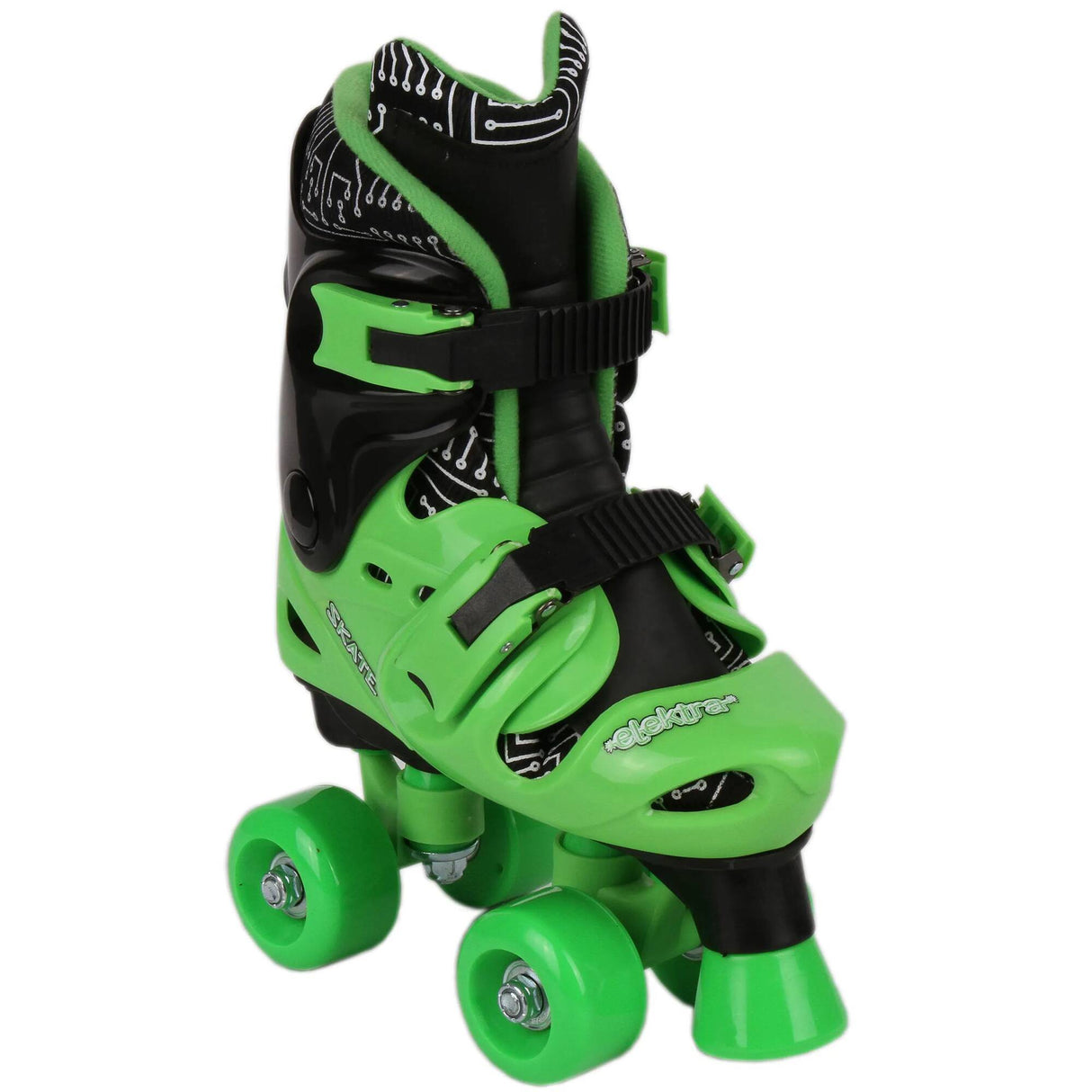 Elektra Quad Roller Skates - Green (J13 - UK2)