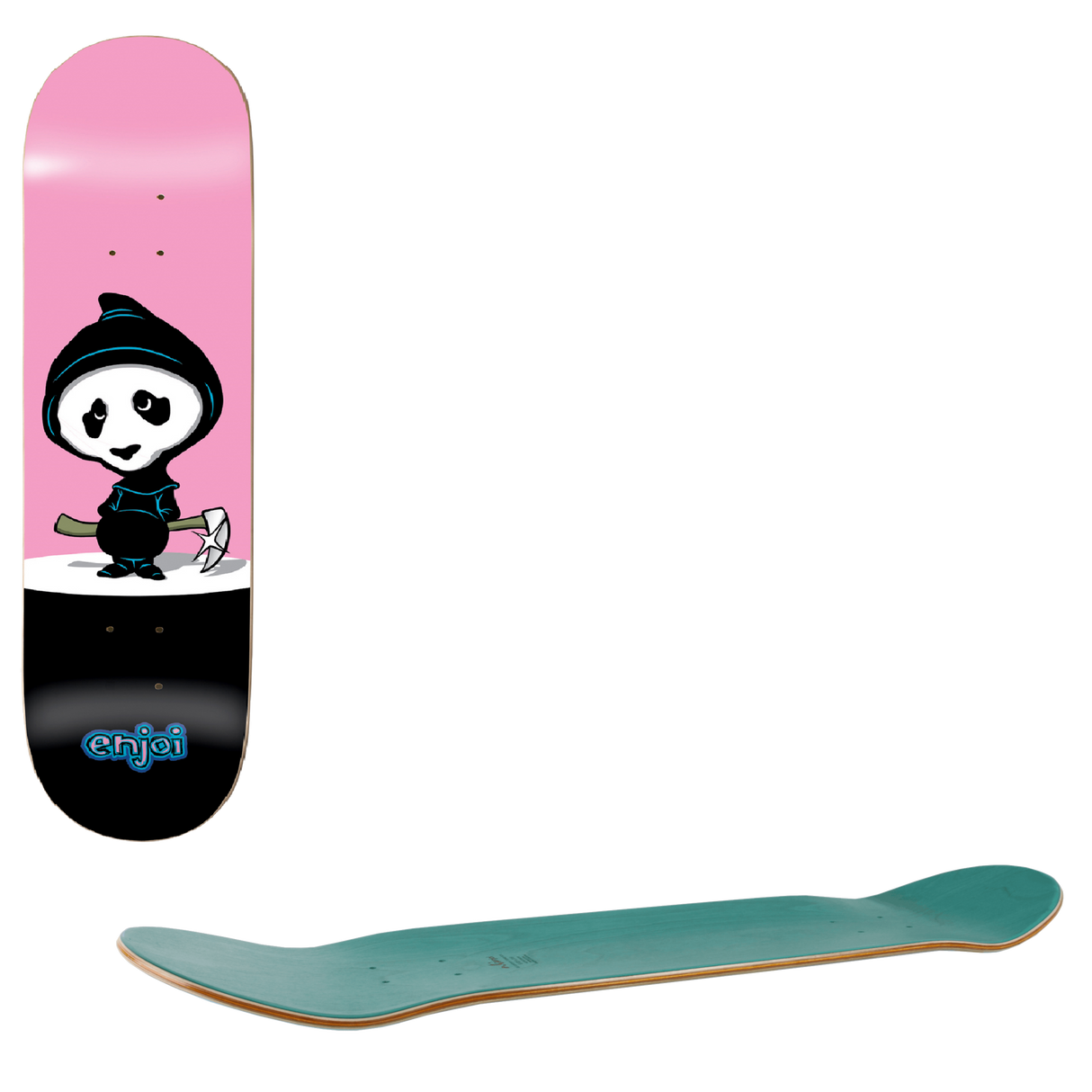Enjoi Creeper Skateboard Deck - Pink 8"