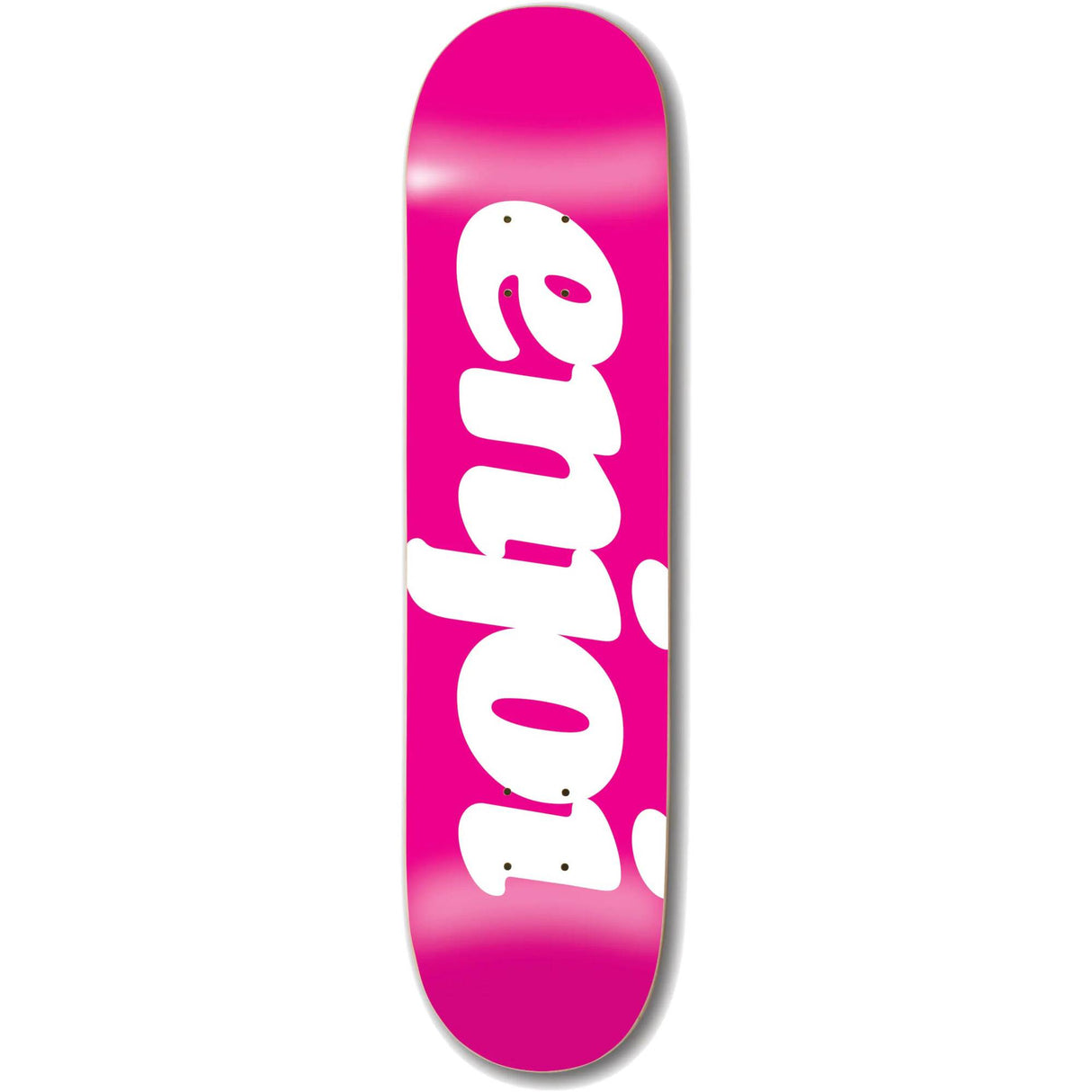 Enjoi Flocked Skateboard Deck - Pink 8''