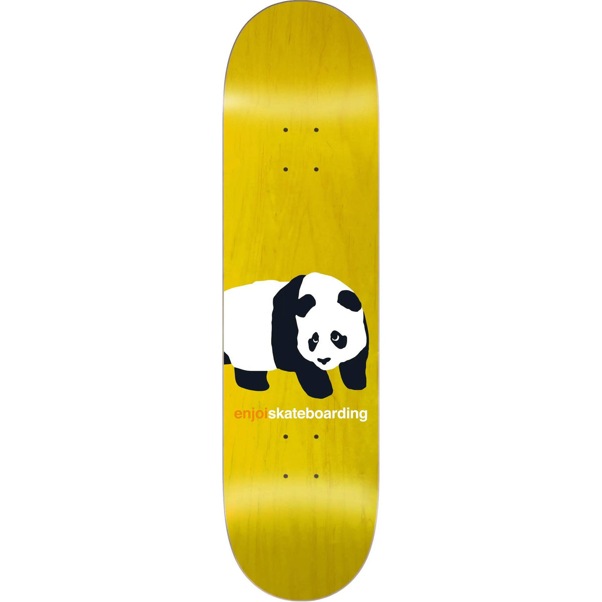 Enjoi Peekaboo Panda R7 Skateboard Deck - Yellow 8''