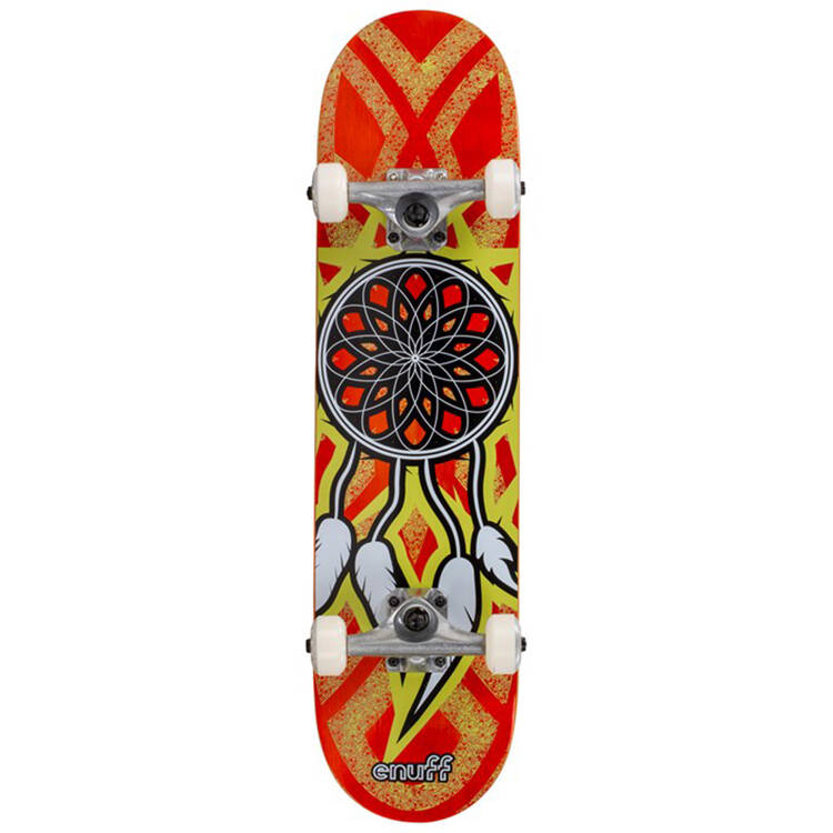 Enuff Dreamcatcher Complete Skateboard - Orange/Yellow 7.75''