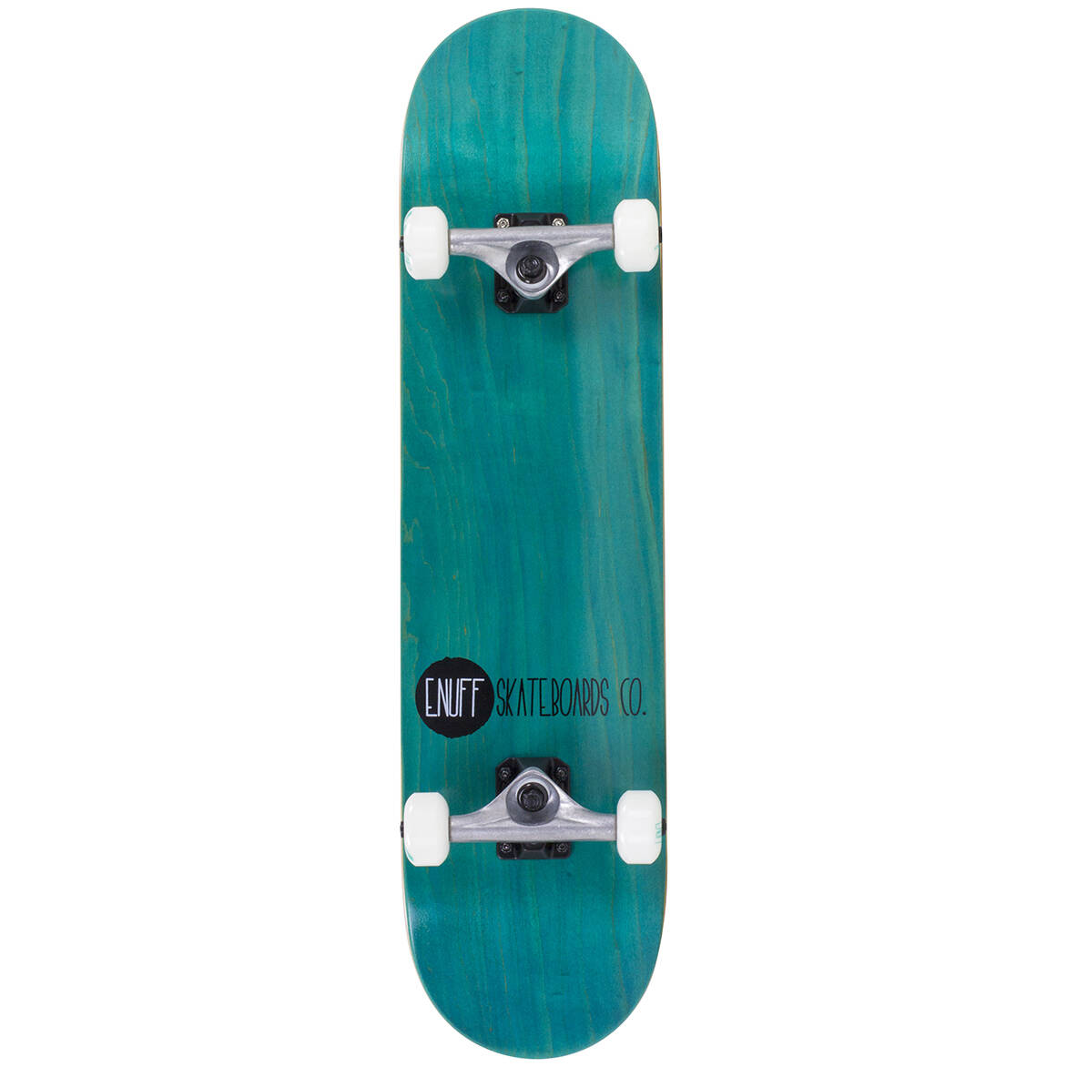Enuff Logo Stain Complete Skateboard - Teal 8''