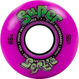 Enuff Super Softies Skateboard Wheels - Purple 55mm