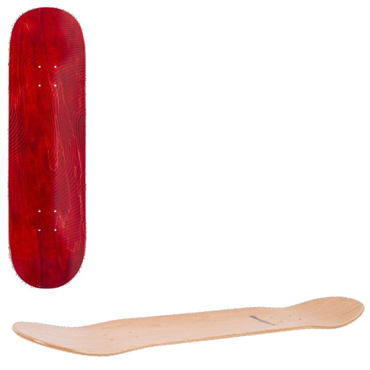 Enuff Classic Resin Skateboard Deck - Red 8''