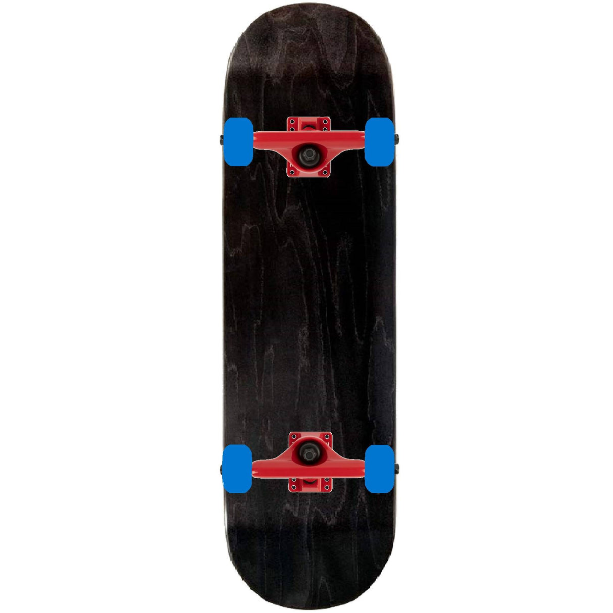 Enuff Bold Custom Skateboard - Black/Red/Blue 8.5''