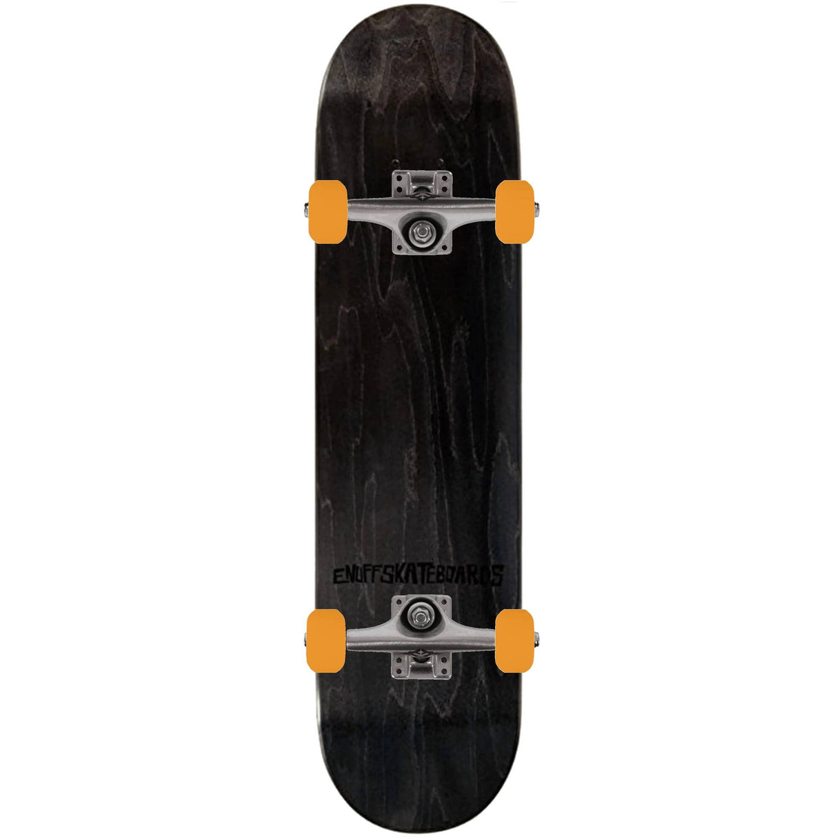 Enuff Classic Custom Skateboard - Black/Orange 7.5''