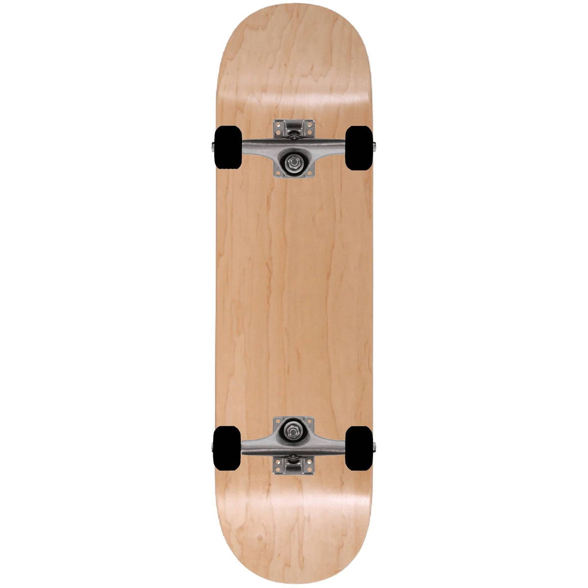 Enuff Classic Custom Skateboard - Natural/Black/Blue 7.75''
