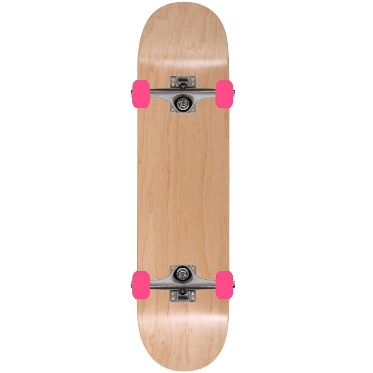 Enuff Classic Custom Skateboard - Natural/Pink 8.5''