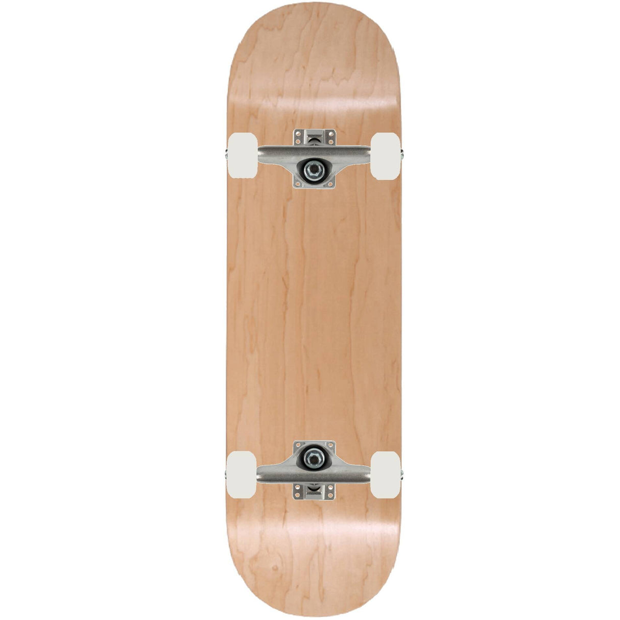 Enuff Classic Custom Skateboard - Natural/White/Red 8.5''