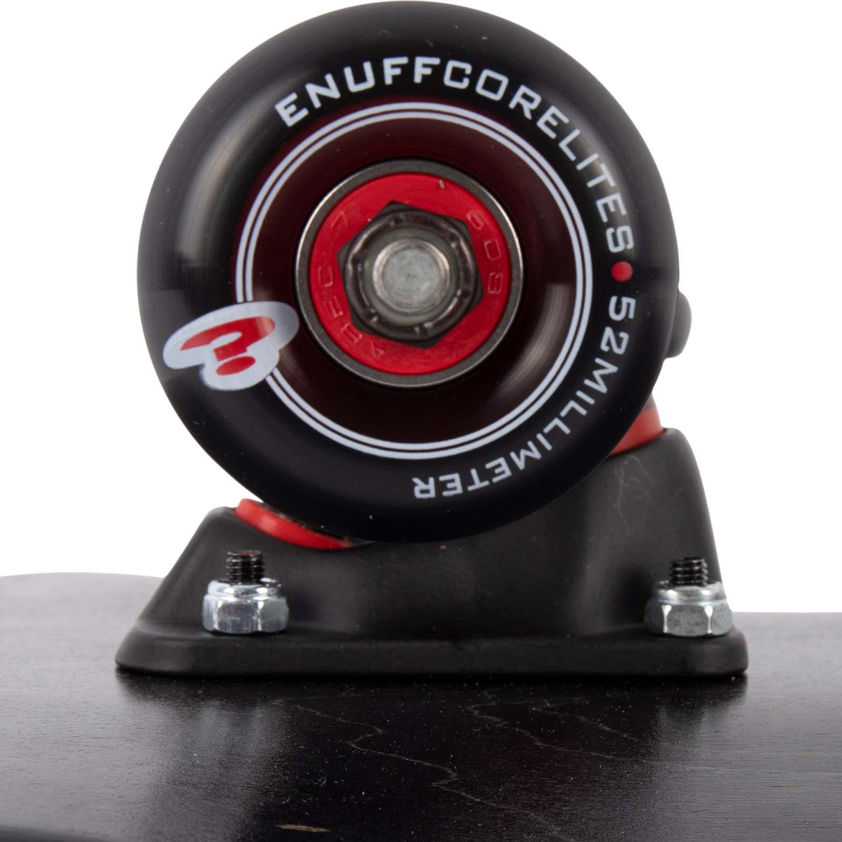 Enuff Covert Custom Skateboard - Black/Red 7.75''