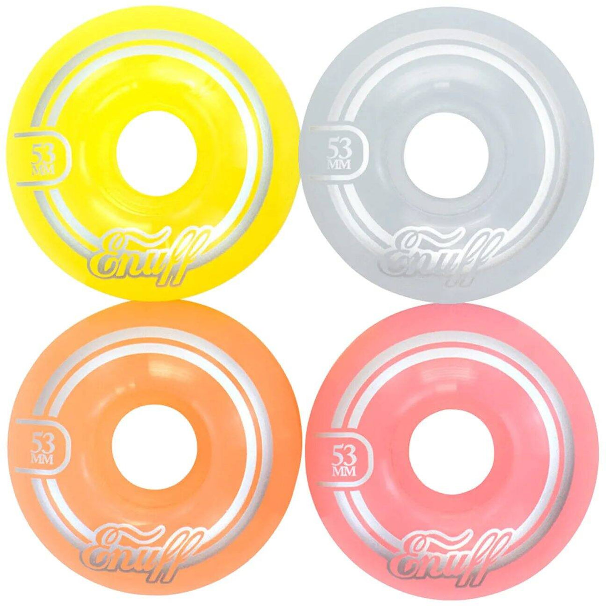 Enuff Colour Pop Custom Skateboard - Natural/Pastel 8.5''