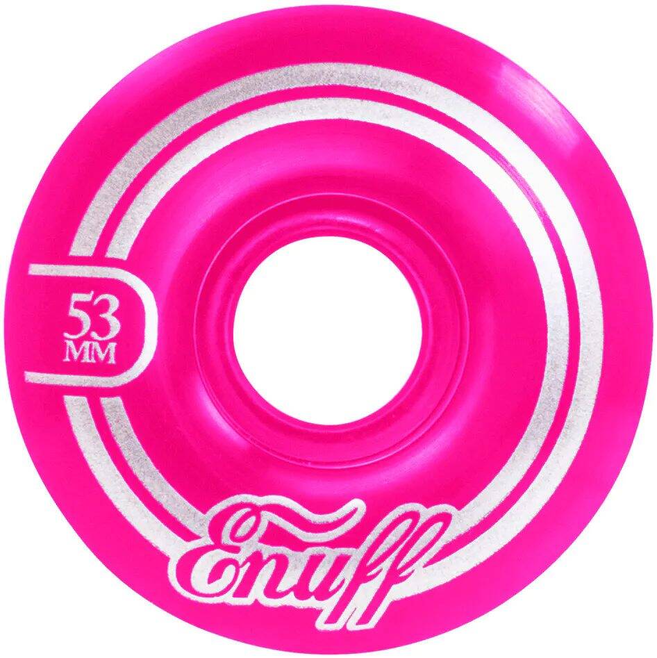 Enuff Classic Custom Skateboard - Black/Pink 8.25''