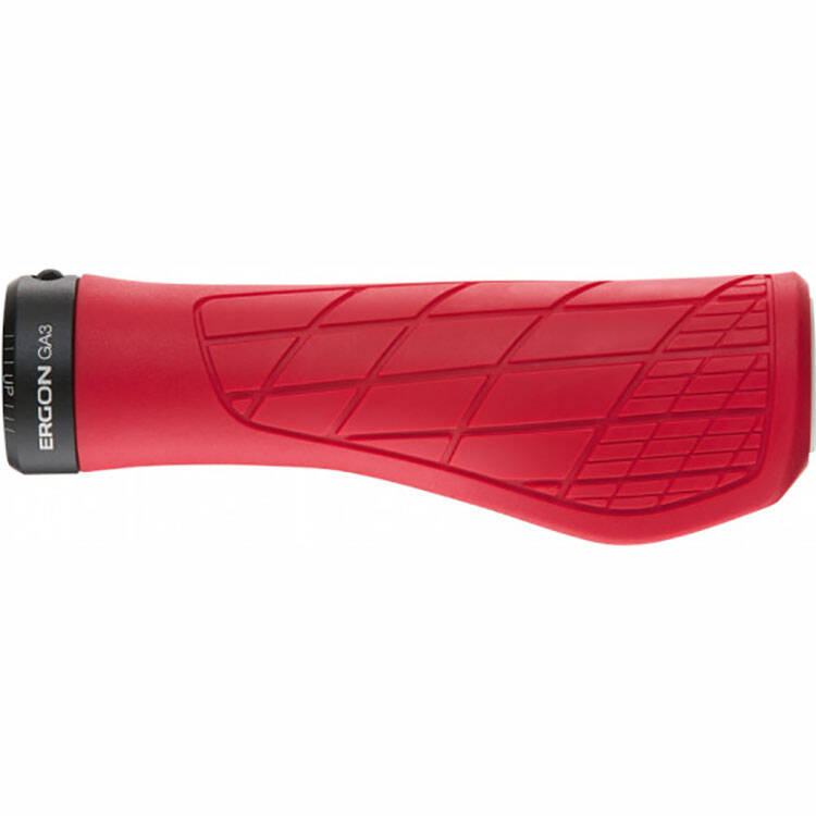 Ergon GA3 LG Mountain Bike Grips - Risky Red