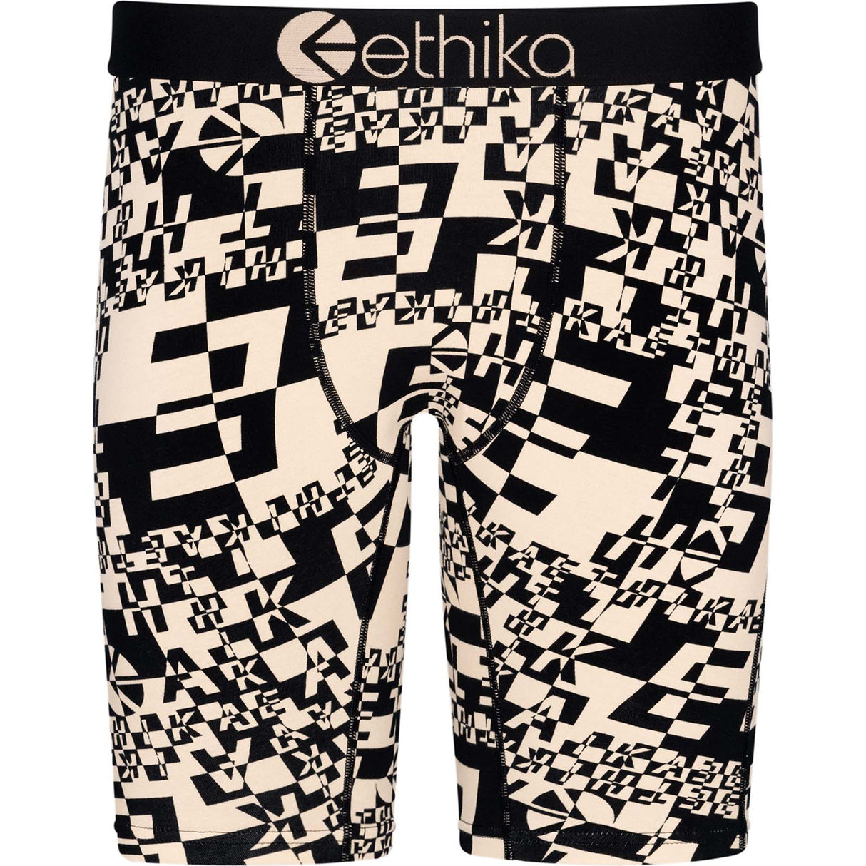 Ethika Glitch-E Boxers - Grey/Black