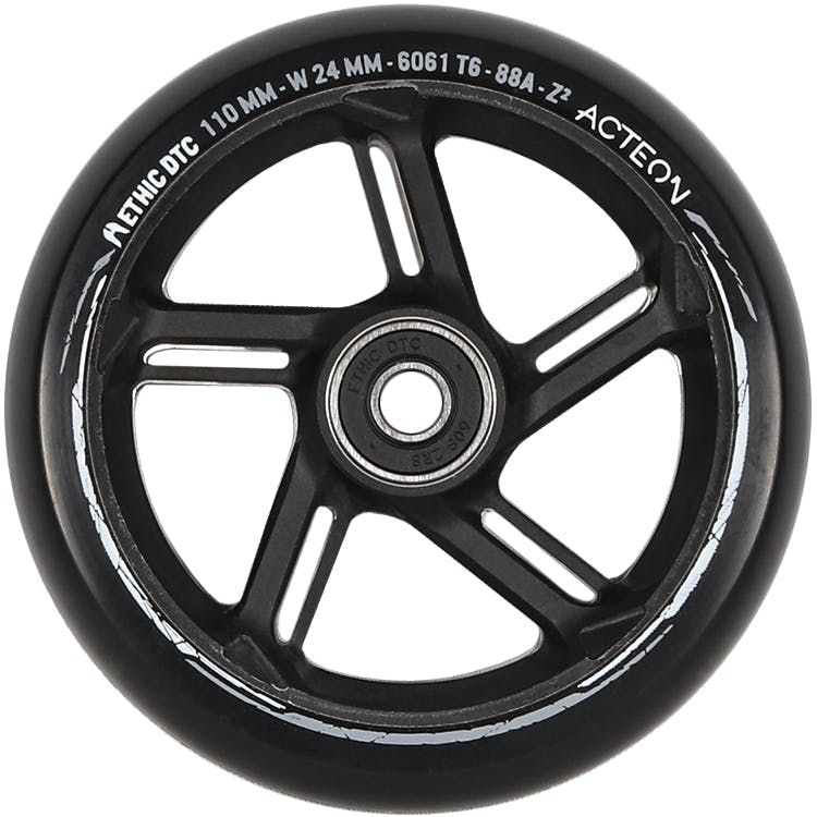 Ethic DTC Acteon Scooter Wheel 110mm - Black/Black