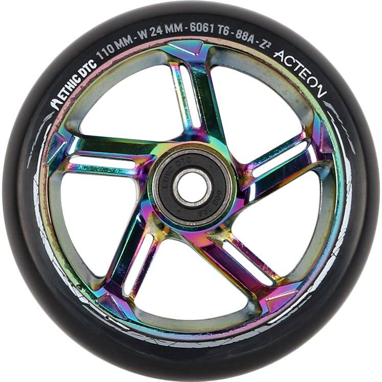 Ethic DTC Acteon Scooter Wheel 110mm - Rainbow