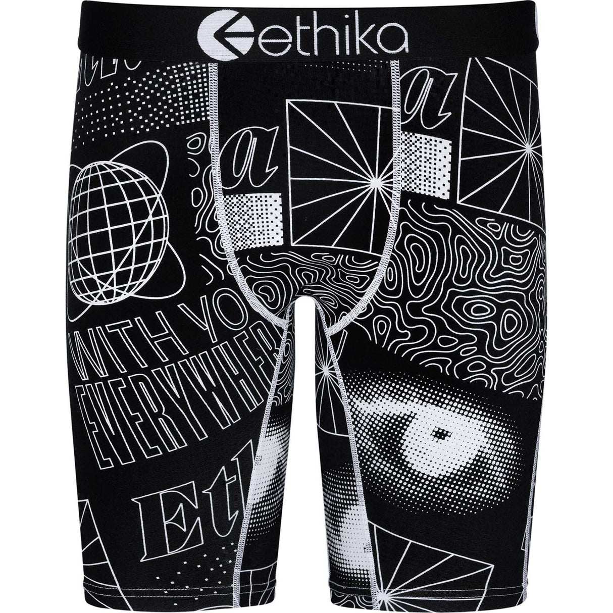Ethika Global Link Boxers - Black