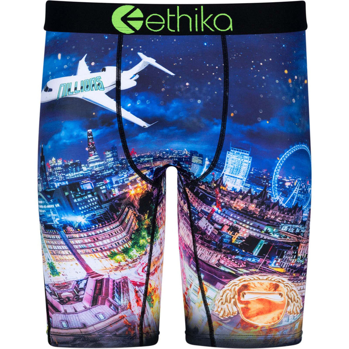 Ethika BMR Flared Out Boxer Briefs - Blue/White