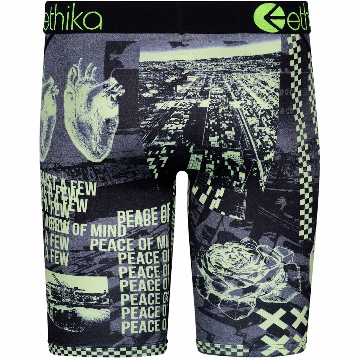 Ethika Trust Few Boxer Briefs - Green/Black