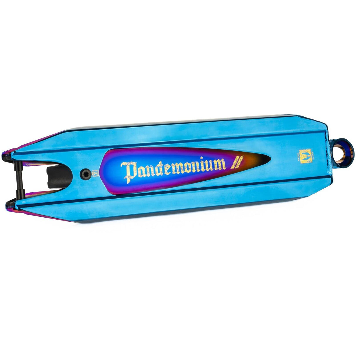 Ethic Pandemonium V2 Scooter Deck - Blue Chrome 540mm x 130mm